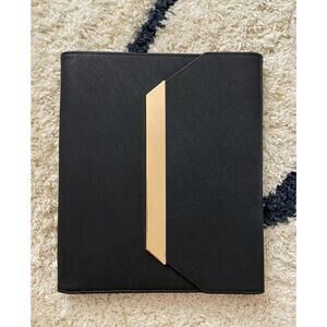 New Glass Ladder & Co Estee Black Portfolio Padfolio Organizer